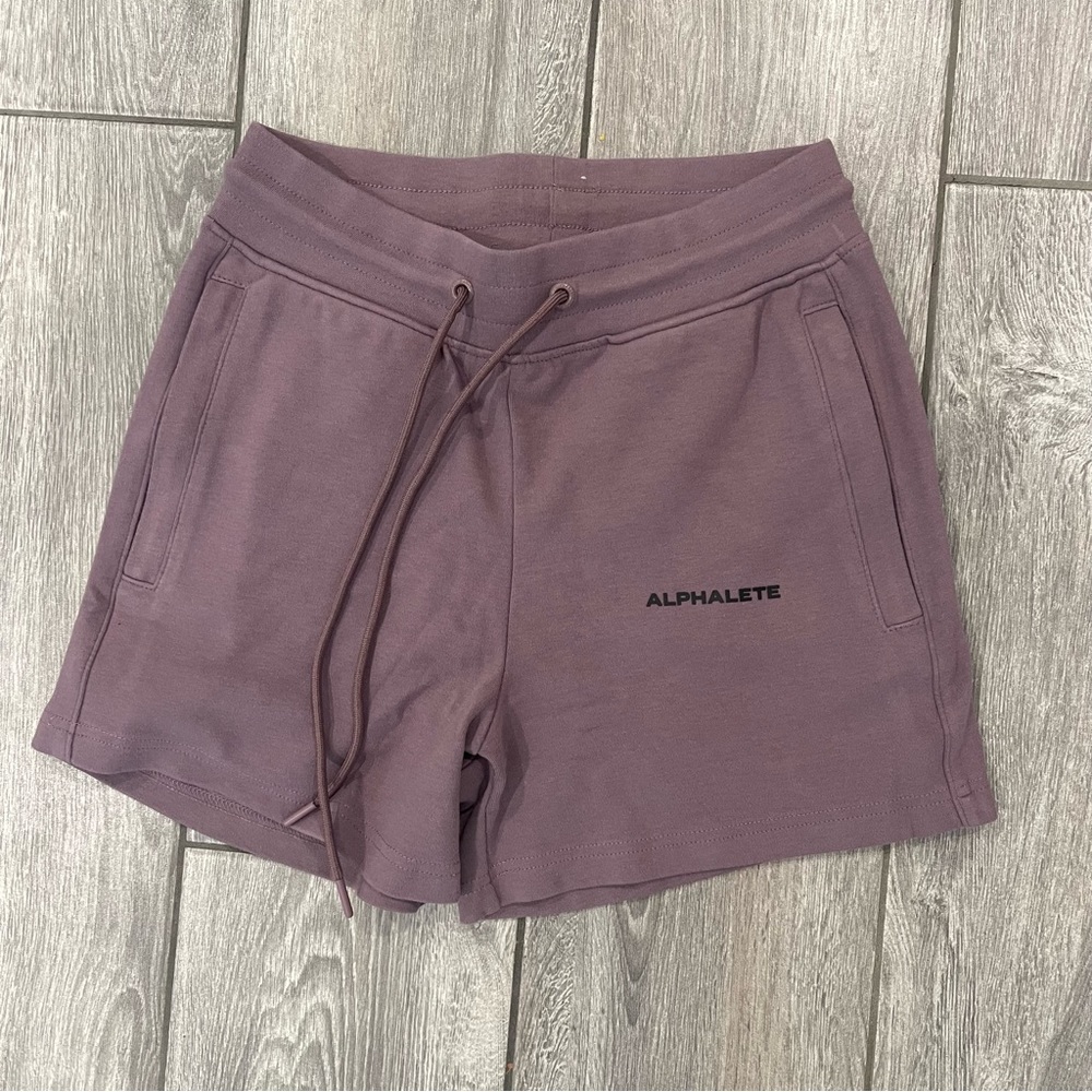 NWT ALPHALETE WOMEN'S CORE PURPLE SHORTS VARIOUS SIZES S,M,L